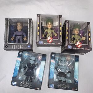 Variety Lot of 5 Loyal Subjects Aliens, Games Of Thrones And GhostbustFigures.